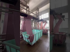지아루이 섬유 회사 자체의 직물 공장의 생산 과정의 현장 촬영