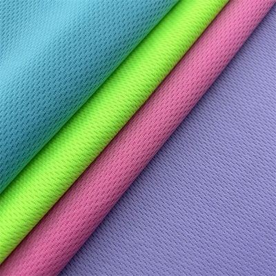 Lightweight 100% Polyester Double 250g Knitted Mesh Fabric Hoodie for Outdoor Fitness