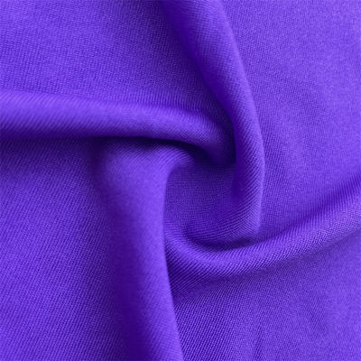 Plain Style Jersey Knit Fabric 100D/192F 30DSP Yarn Count for Durable and Breathable Clothing